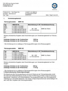 ZAWIESZENIE GWINTOWANE BMW 3 E90 E91 FK AUTOMOTIVE 10