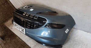Zderzak przód przedni peugeot 207 ezq zielony szary 3