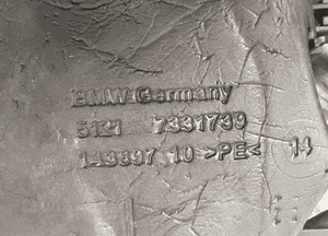 Bmw E72 E84 F25 F26 zamek drzwi lewych tylnych tył 7318413 11