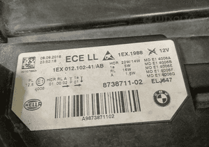 Lampa lewa lewy full led bmw iii 3 F30 F31 lift 15-19 6