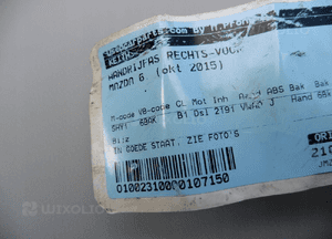 Półoś prawa Mazda 6 III GJ 2,2D  SHY1  13-17r 6