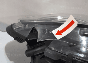 Mercedes W246 Lampa Bi-Xenon R uszkodzona - 13014 9