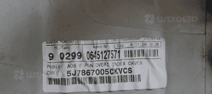Tapicerka boczek drzwi lewy przód przednia lewa Skoda Roomster 5J7867011 6
