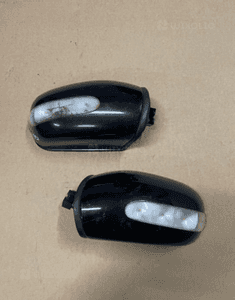 MERCEDES C 203 lusterko prawe lewe podgrzewane 7 pin czarne lak 197 1