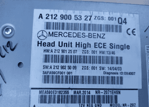 MERCEDES E 212 207 c 204 Comand radio zmieniarka NTG 4.5 nawigacja 21