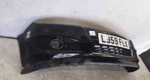 Zderzak przód przedni opel astra h 3 iii lift fl Z20R czarny halogeny 4