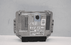 Sterownik silnika moduł ECU komputer Bosch 1.6 HDI CITROEN C5 III PEUGEOT 508 0281013872 1