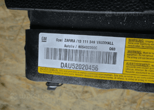 Air bag poduszka powietrzna kierowcy opel vauxhall zafira b 13111349 8