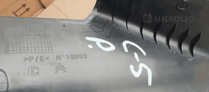 Nakładka listwa osłona progu prawa Citroen C5 III 9687512677 6