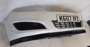 Zderzak przód przedni opel astra h 3 iii Y474 biały lift fl 4