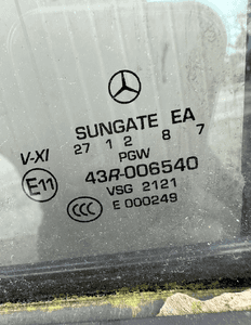 MERCEDES S 222 long drzwi tył tylne  zamek lewe  keyless klamka biała   perła 799 6