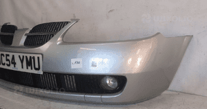 Zderzak przód przedni do nissan almera N16 lift fl KL0K srebrny 2