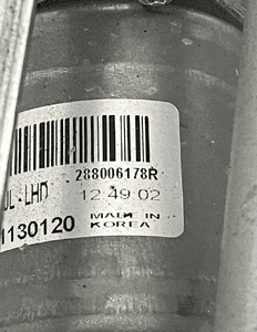 Mechanizm silnik wycieraczek arkana 288006178R org 5