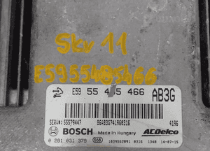 STEROWNIK SILNIKA OPEL  ASTRA 55485466 AB3G 1