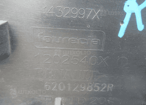Pas przedni przód wzmocnienie renault kangoo ii lift 620129852R 2013 12