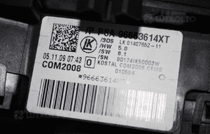 CITROEN PEUGEOT przełącznik zespolony pod kierownicę 96663614XT 2