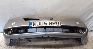 Zderzak przód przedni nissan primera P12 srebrny halogeny  do malowania ! 1