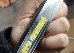 Mercedes W207 chrom listwa dachowa lewa prawa 10
