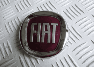 ZNACZEK LOGO FIAT 500 lift BRAVO CROMA GRILL 10cm 2