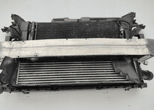 Pas przód przedni komplet chłodnic wentylator audi Q5 i 8R 3.0 tdi 2008-12 5