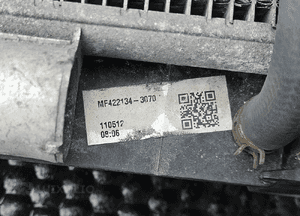 Chłodnica Wody Plynu Klimatyzacji Intercooler Wentylator 1.4 D4D Toyota Auris 1 I Lift 2011r 14
