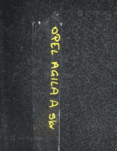 Półka bagażnika opel agila 4