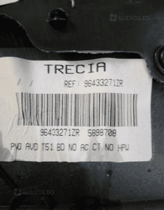 Tapicerka boczek drzwi prawy przód Peugeot 307 96433271ZR 3