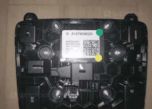 Mercedes 167 247 panel sterowania A1679008530 3