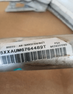 Kurtyna Airbag poduszka prawa Peugeot 307 SW 9639351280 2