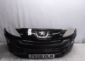 Zderzak przód przedni do peugeot 308 lift + halogeny kod kolor ktvd exl czarny 2