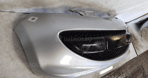 Zderzak przód przedni do peugeot 107 ezrc srebrny 4