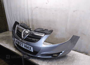 Zderzak przód przedni do opel corsa d Z166 fiolet halogeny 3