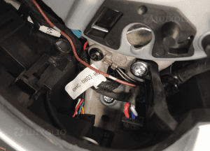 Bmw M2 M3 M4 F10 F11 F30 F20 F21 F15 F16 kierownica multifunkcyjna poduszka airbag łopatki niebiesko czerwona nić nowa oryginał 17