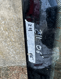 MERCEDES E 211 sedan tylna szyba tył zielona niebieska ciemna 10