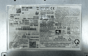 Czytnik multimedia MIB3 vw passat 3G1035820 5