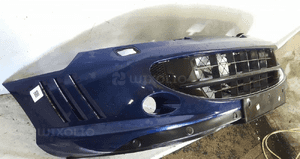 Zderzak przód przedni do peugeot 407 coupe pdc spryskiwacze lamp xenon kpld granat granatowy halogeny 4