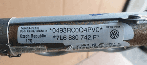 Kurtyna Airbag poduszka prawa VW Touareg 7L6880742F 4
