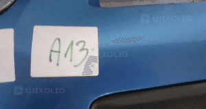 Zderzak przód przedni do ford focus MK2 2 ii G3 niebieski błękitny halogeny 5