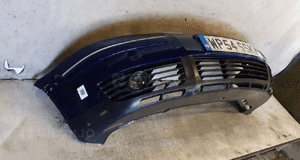 Zderzak przód przedni vw volkswagen passat B5 lift fl LB5N granat granatowy halogeny 3