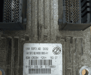 Fiat Grande Punto 1.4 8V komputer sterownik silnika 51798651 51857110 2