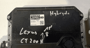 LEXUS CT200H 1.8 Hybryda komputer sterownik silnika ECU 89661-76350 3