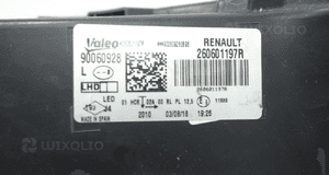 Renault megane iv 2016- full led lampa lewy przód lewa przednia 260601197R 12