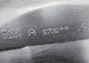 Nadkole prawy przód część tylna Citroen C5 I 9627973280 7