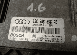 Komputer sterownik silnika Audi A3 8P 03C906056AE 0261S02021 4