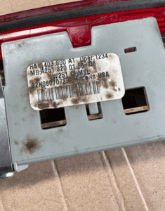 MERCEDES r 251 światło STOP w klapę led 5