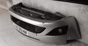 Zderzak przód przedni do citroen C4 picasso ezrc srebrny halogeny 5