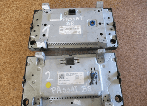 WYŚWIETLACZ RADIA NAWIGACJI VOLKSWAGEN PASSAT B8 GOLF VII 3G0919605D 2