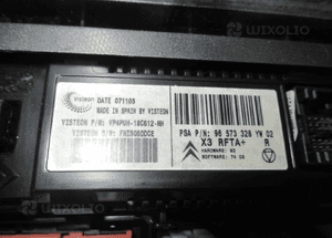 Radio panel nawiewu ramka citroen C5 i 2001-2008 14