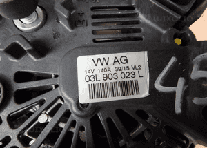 Alternator 03L903023L vw passat 1.6 tdi dcx 140A 2