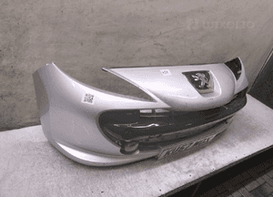 Zderzak przód przedni do peugeot 207 urban move ezrc srebrny halogeny 3